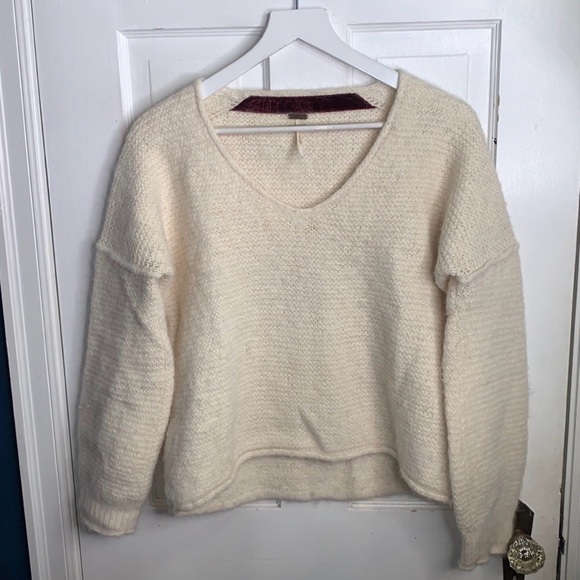 Free People All Mine Sweater in Ivory Alpaca - Picture 2 of 4